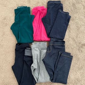 Lots of 6 girls leggings